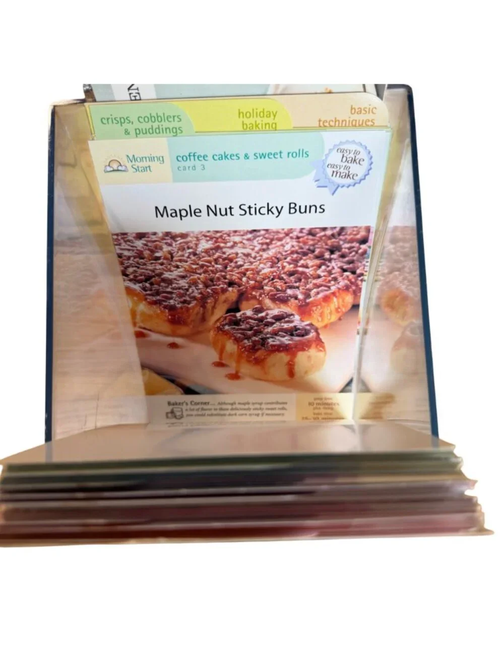 Easy To Bake Easy To Make 111 Recipe Cards Collection Plastic Case Categories